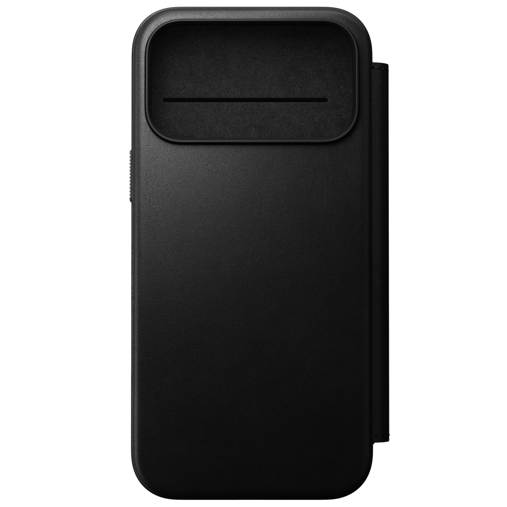 Modern Leather Folio Case for iPhone 18 Pro Max 6.9 in Black Ecco - Nomad