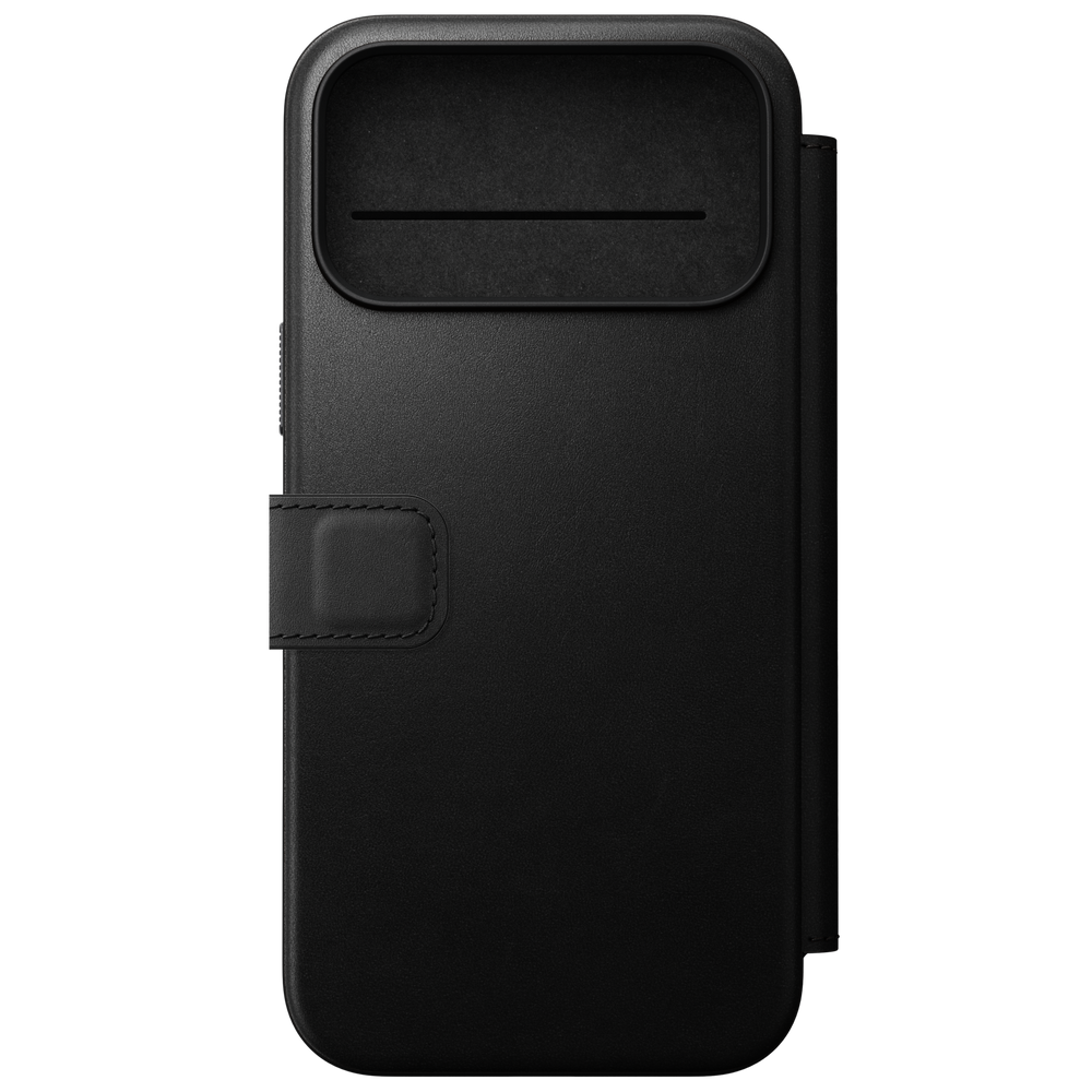Modern Leather Folio Case for iPhone 18 Pro Max 6.9 in Black Ecco - Nomad