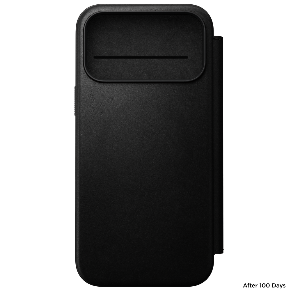 Modern Leather Folio Case for iPhone 18 Pro Max 6.9 in Black Ecco - Nomad