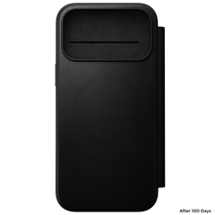 Modern Leather Folio Case for iPhone 18 Pro Max 6.9 in Black Ecco - Nomad
