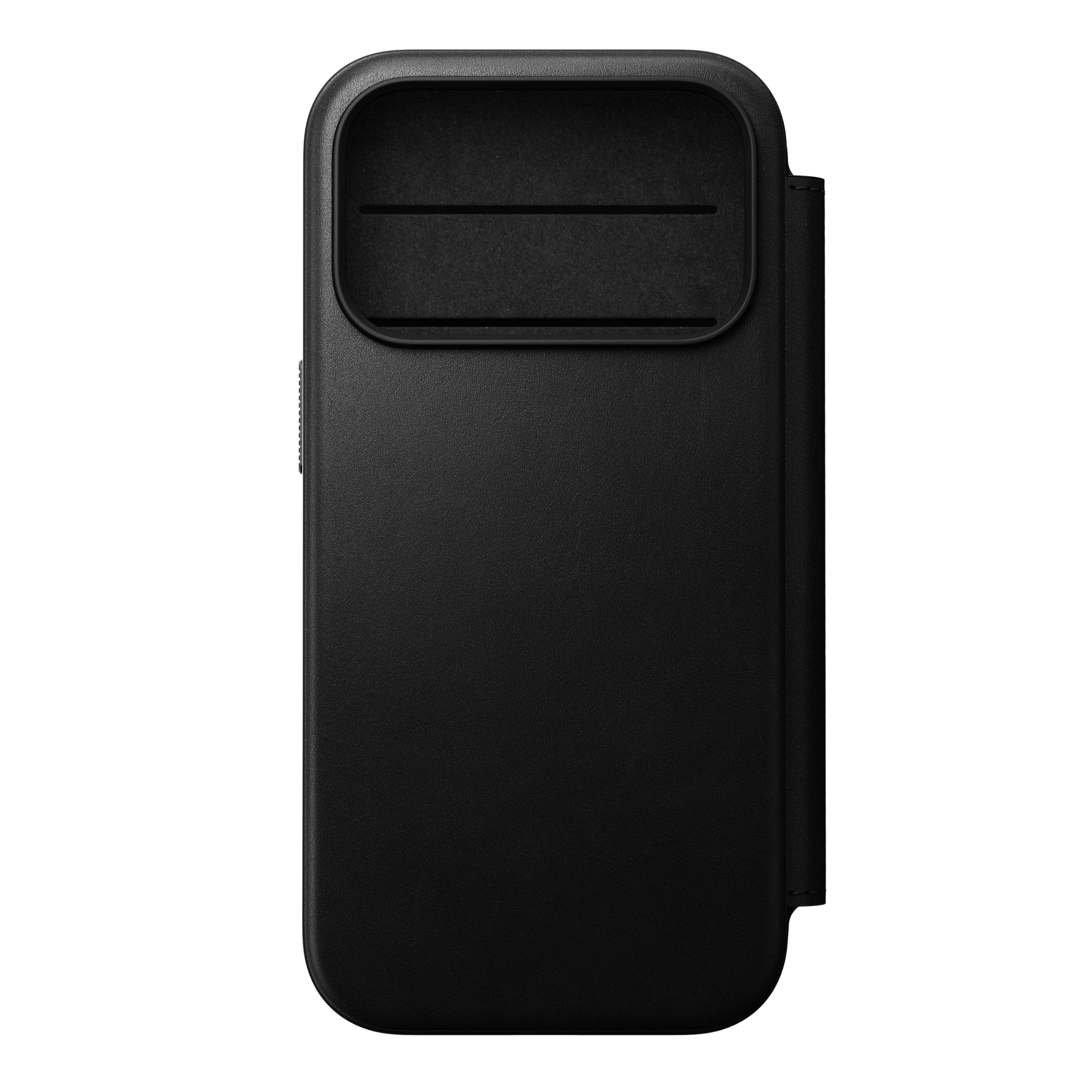 Modern Leather Folio Case for iPhone 18 Pro 6.3 in Black Ecco - Nomad