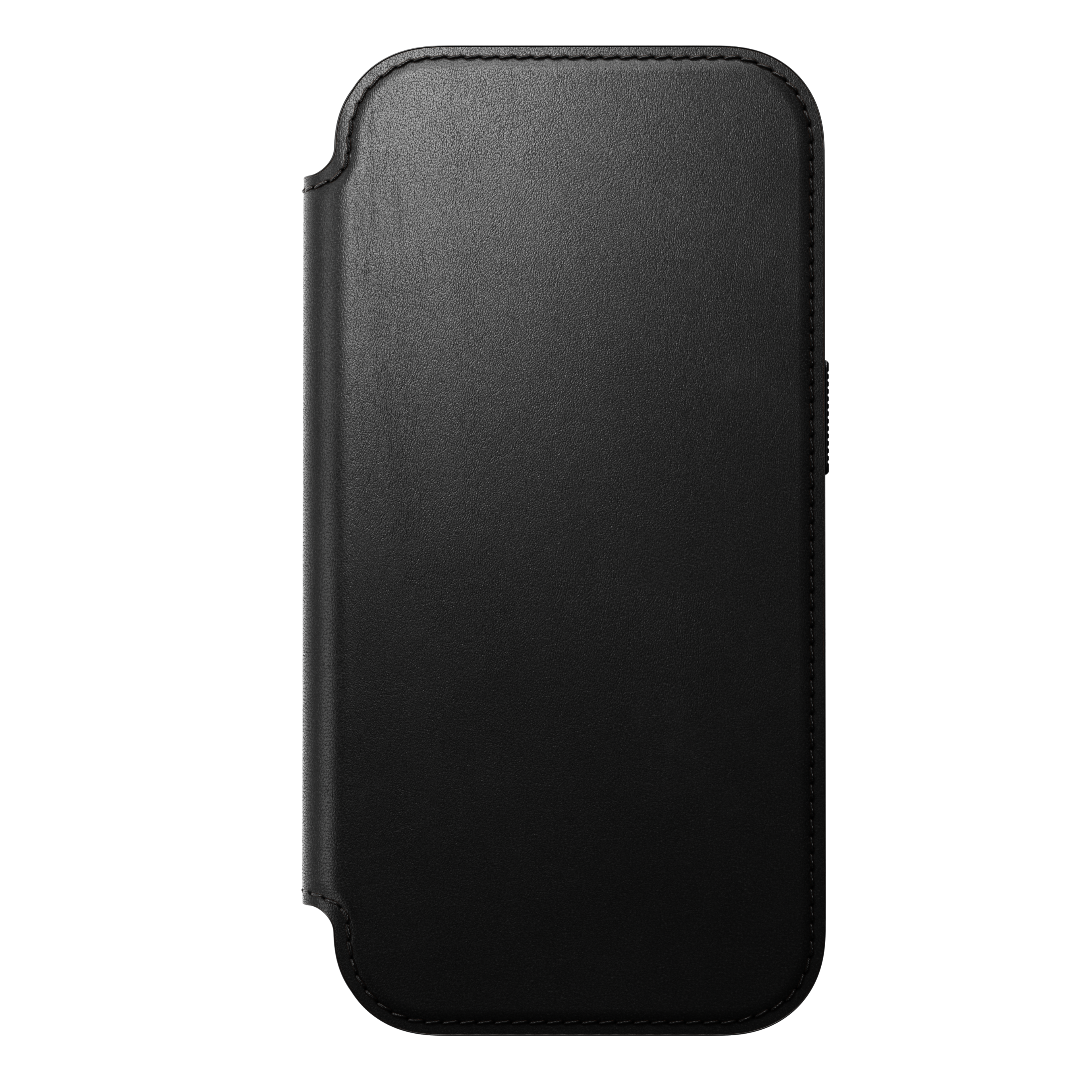 Modern Leather Folio Case for iPhone 18 Pro 6.3 in Black Ecco - Nomad
