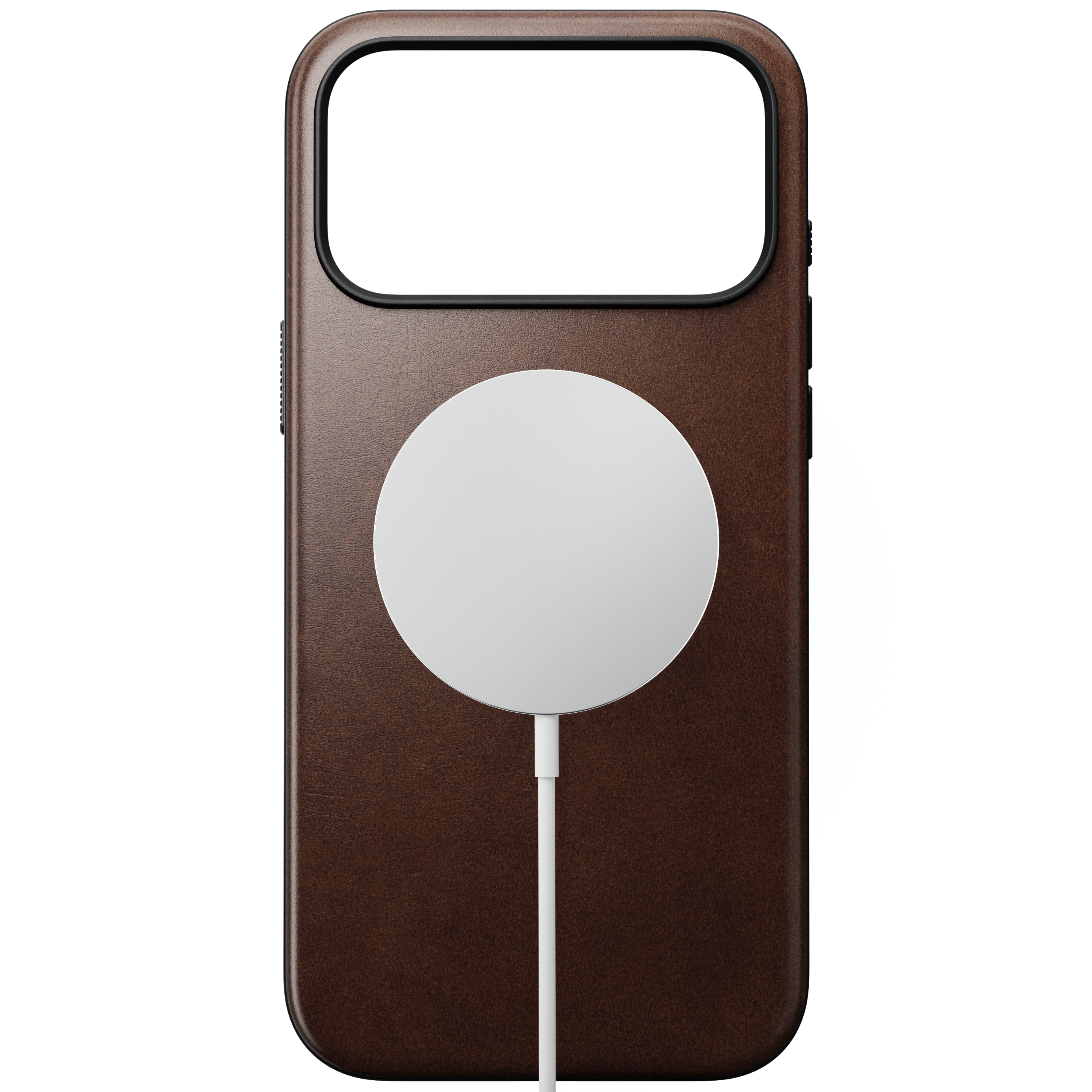 Modern Horween Leather Case for iPhone 18 Pro Max 6.9 in Rustic Brown Horween - Nomad