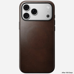 Modern Horween Leather Case for iPhone 18 Pro Max 6.9 in Rustic Brown Horween - Nomad