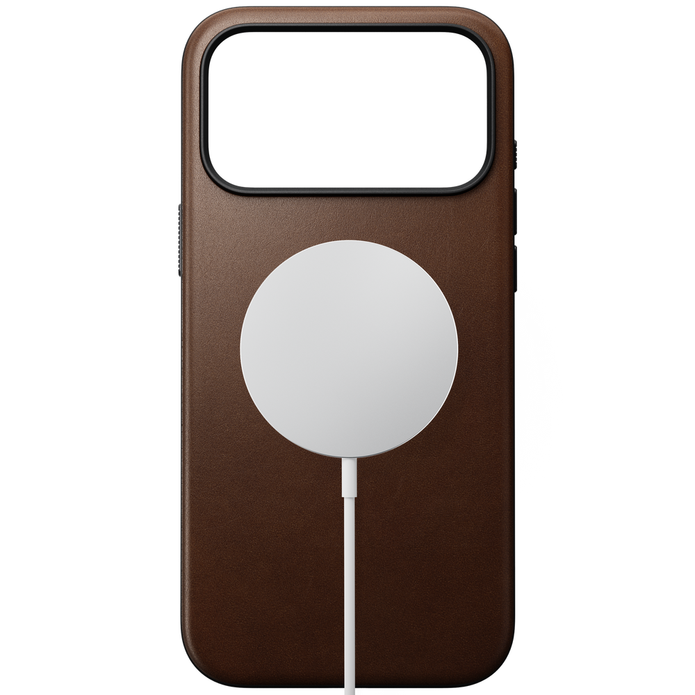 Modern Leather Case for iPhone 18 Pro Max 6.9 in Brown Ecco - Nomad