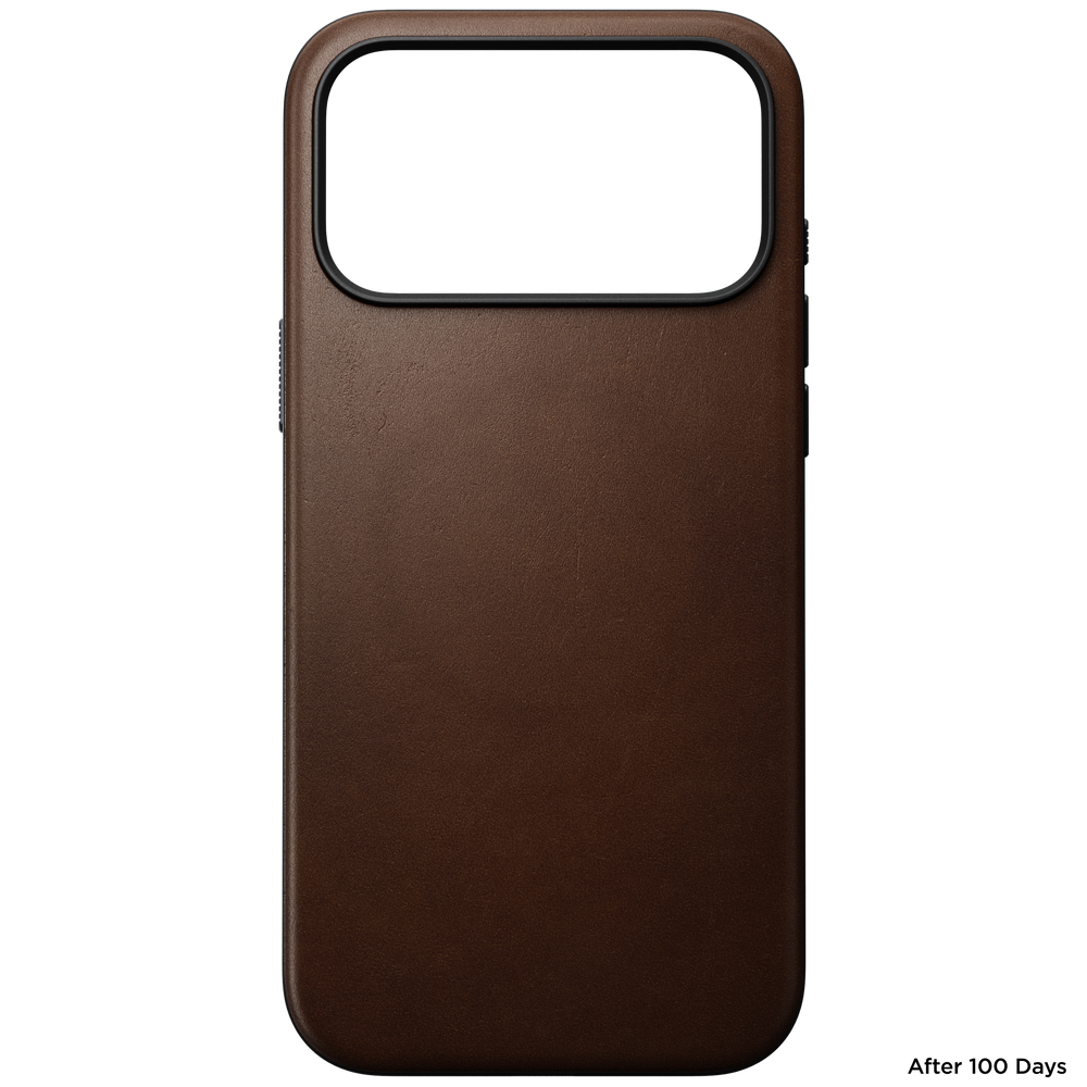 Modern Leather Case for iPhone 18 Pro Max 6.9 in Brown Ecco - Nomad