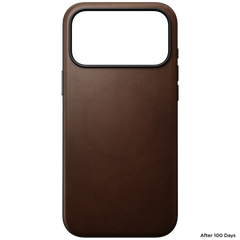 Modern Leather Case for iPhone 18 Pro Max 6.9 in Brown Ecco - Nomad