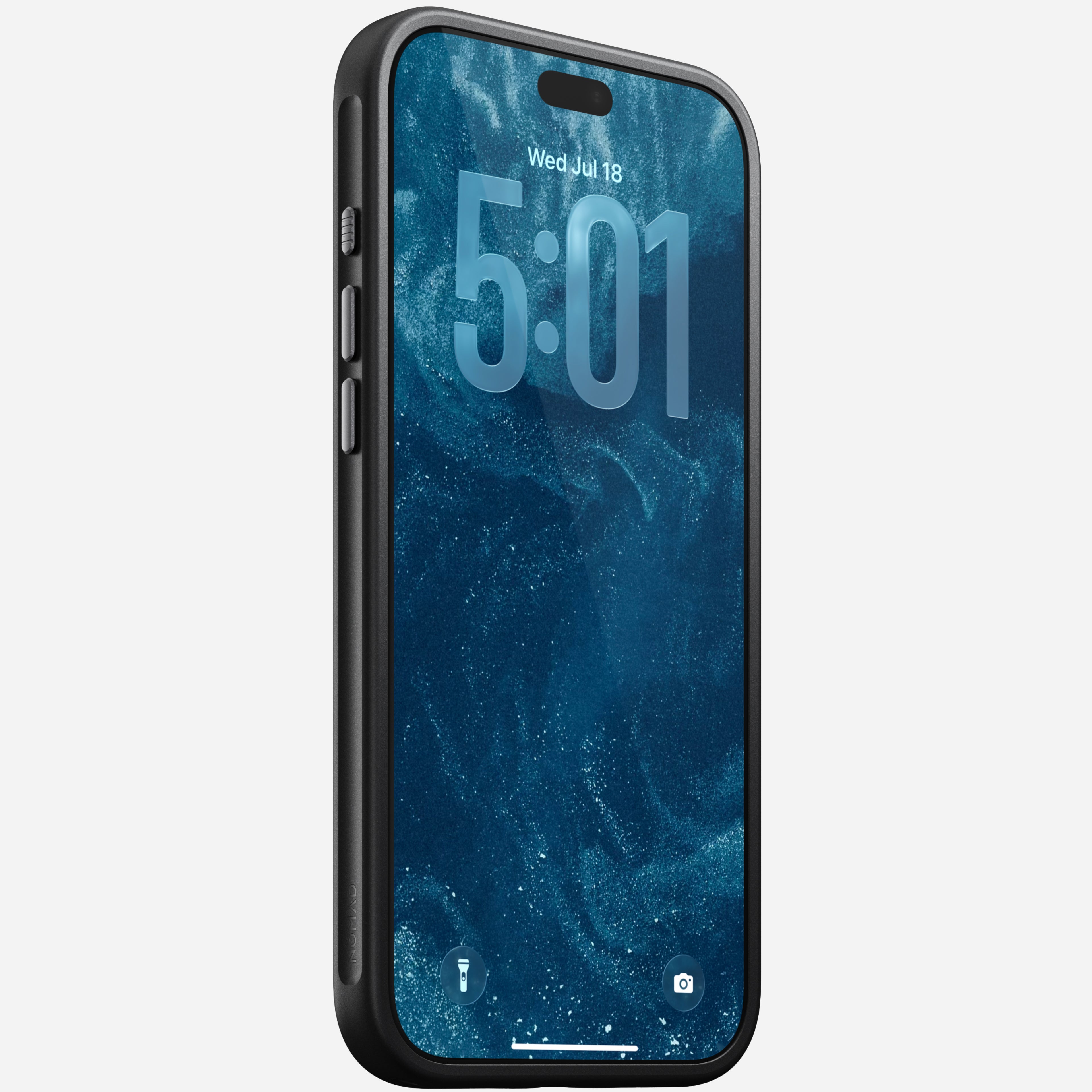 Modern Leather Case for iPhone 18 Pro Max 6.9 in Black Ecco - Nomad