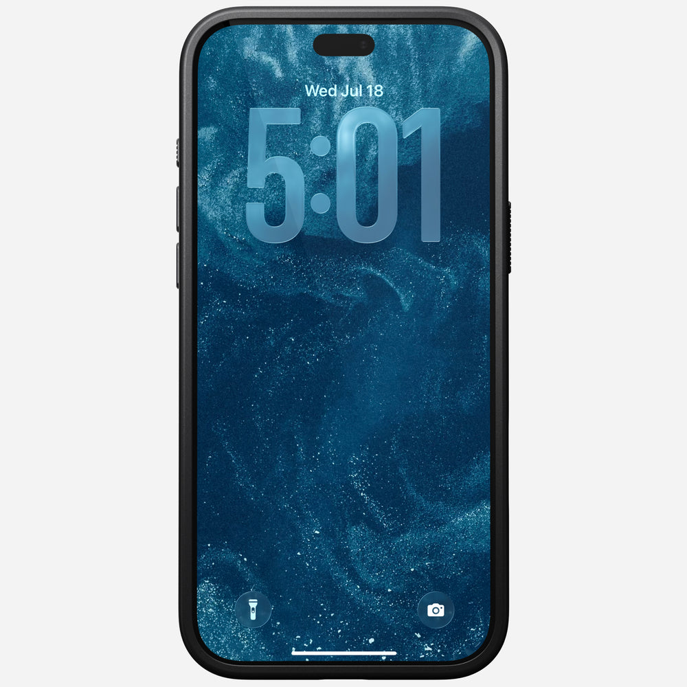 Modern Horween Leather Case for iPhone 18 Pro Max 6.9 in Black Horween - Nomad