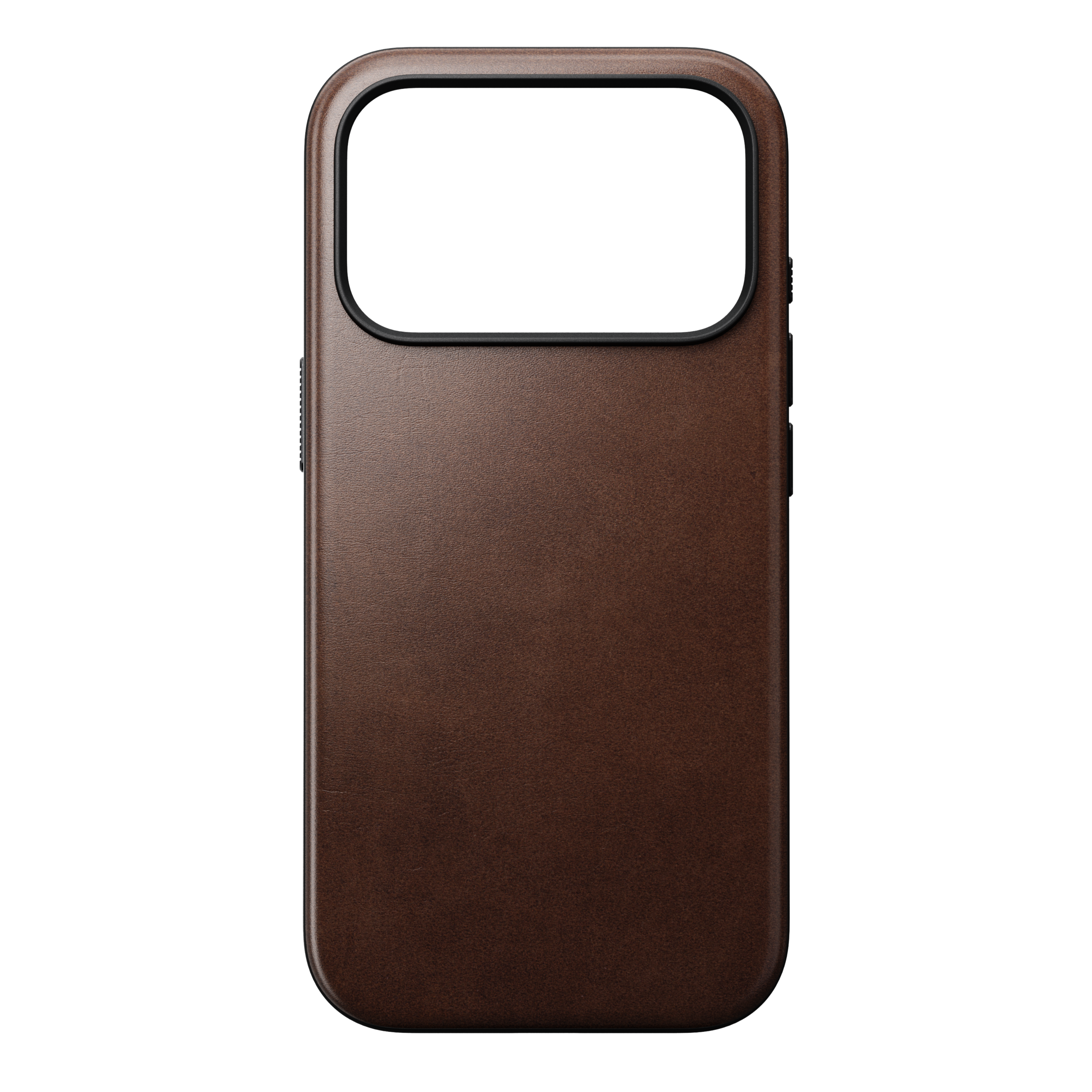 Modern Horween Leather Case for iPhone 18 Pro 6.3 in Rustic Brown Horween - Nomad