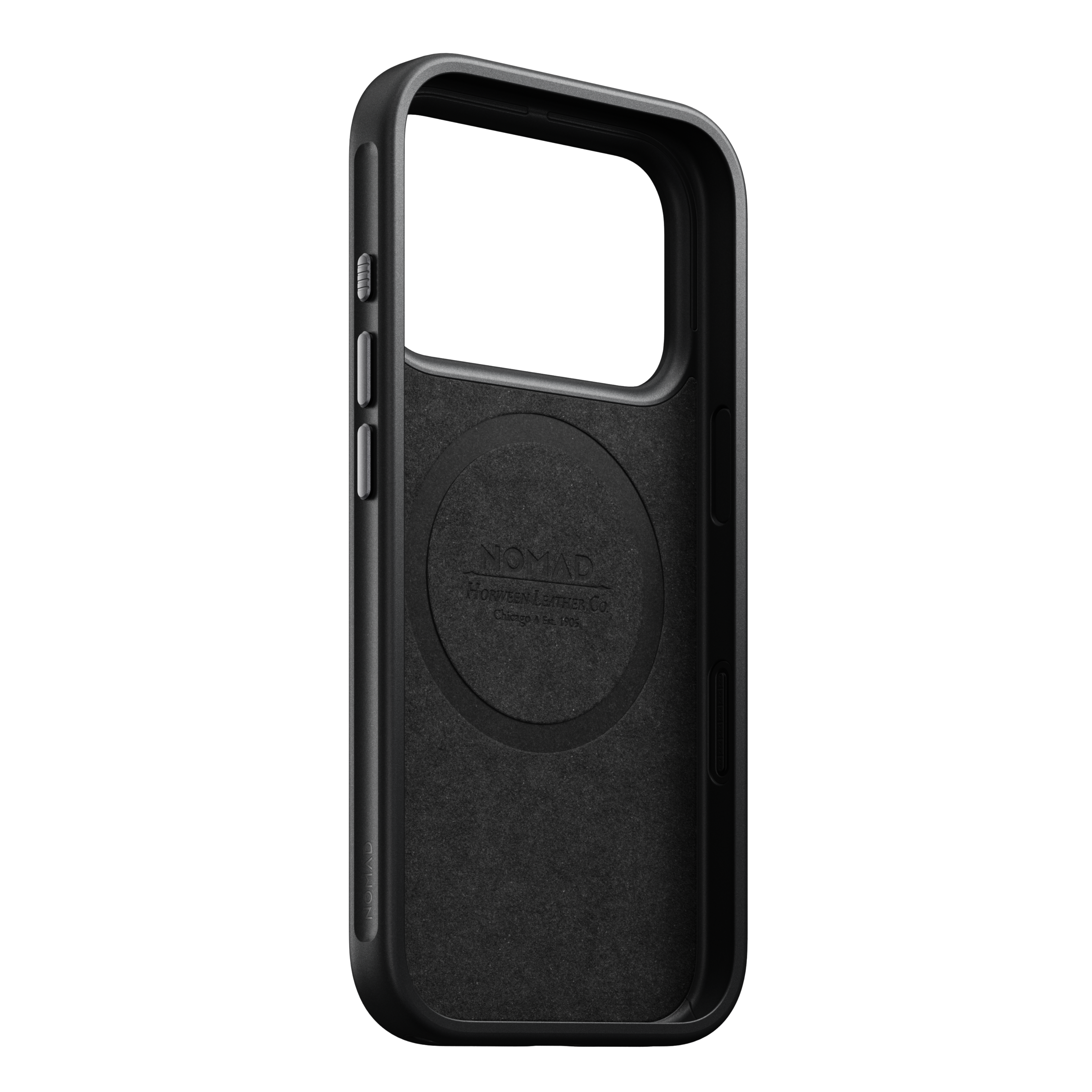 Modern Horween Leather Case for iPhone 18 Pro 6.3 in Rustic Brown Horween - Nomad