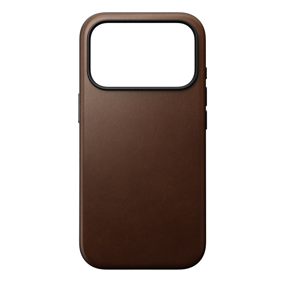 Modern Leather Case for iPhone 18 Pro 6.3 in Brown Ecco - Nomad