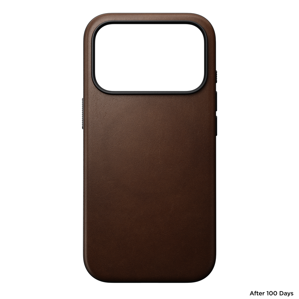 Modern Leather Case for iPhone 18 Pro 6.3 in Brown Ecco - Nomad