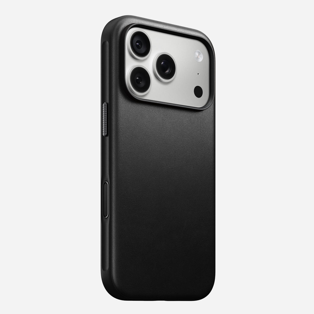 Modern Leather Case for iPhone 18 Pro 6.3 in Black Ecco - Nomad