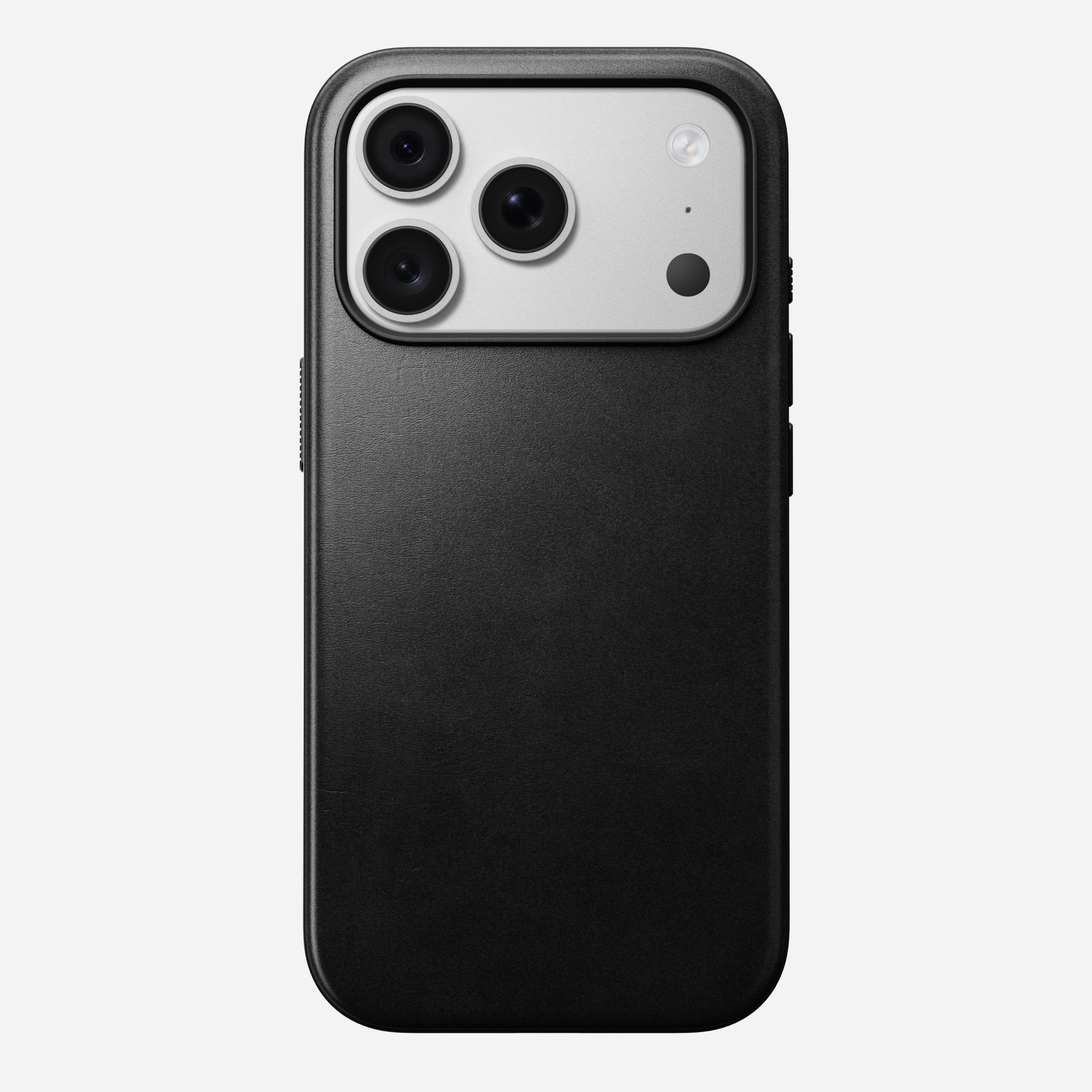 Modern Horween Leather Case for iPhone 18 Pro 6.3 in Black Horween - Nomad