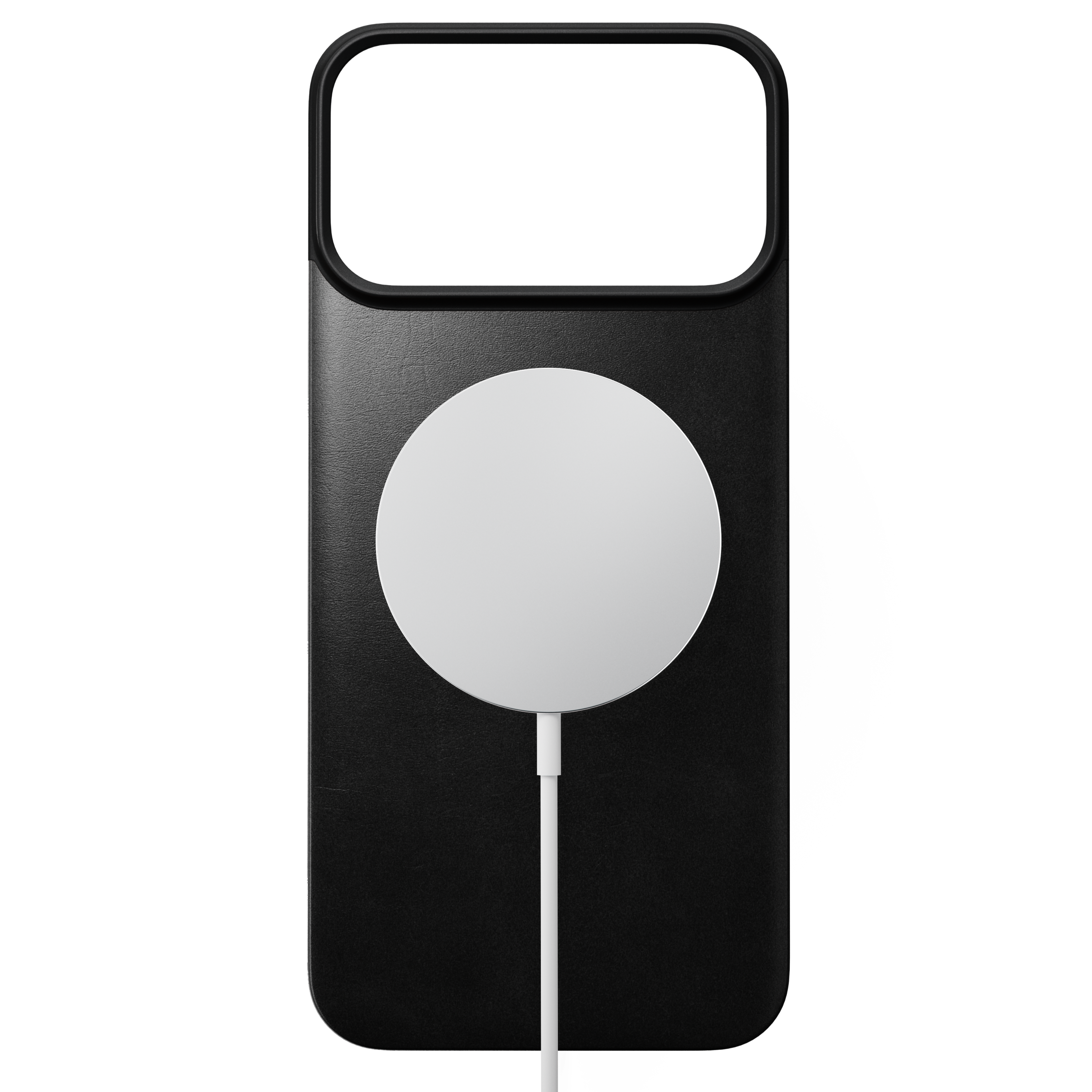 Magnetic Leather Back Case for iPhone 18 Pro Max 6.9 in Black Horween - Nomad