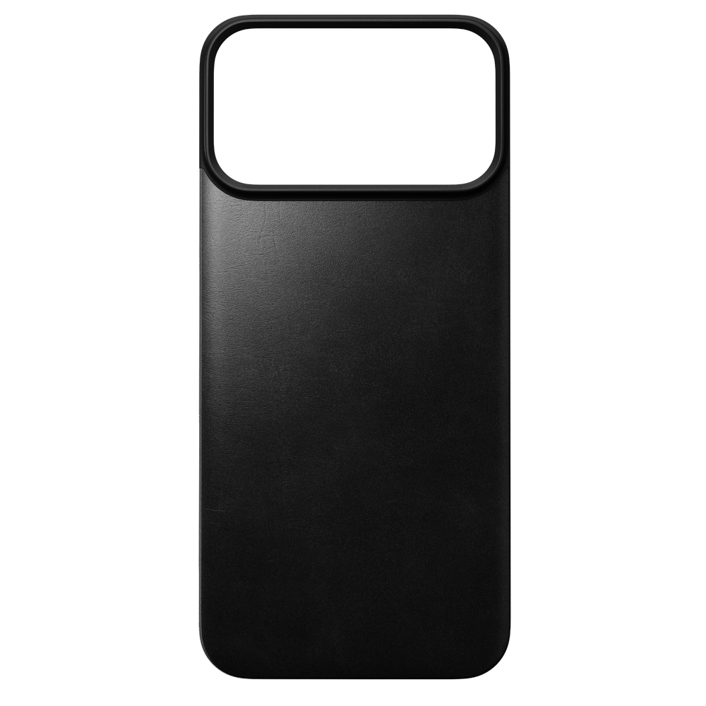 Magnetic Leather Back Case for iPhone 18 Pro Max 6.9 in Black Horween - Nomad