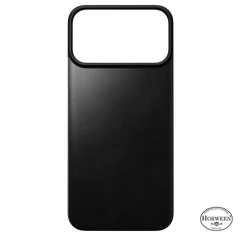 Magnetic Leather Back Case for iPhone 18 Pro Max 6.9 in Black Horween - Nomad