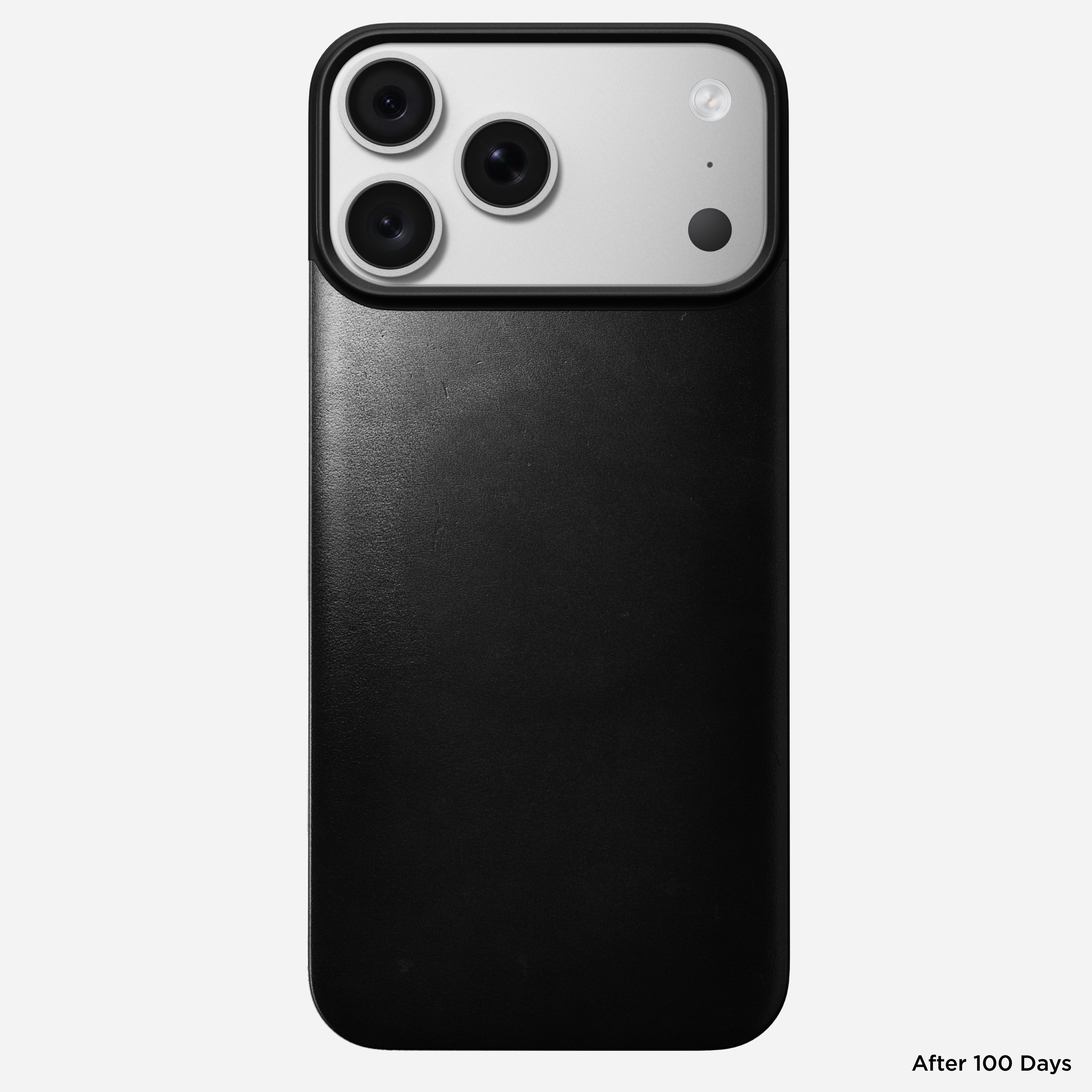 Magnetic Leather Back Case for iPhone 18 Pro Max 6.9 in Black Horween - Nomad