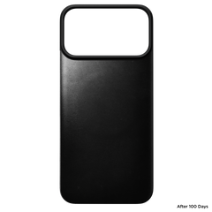 Magnetic Leather Back Case for iPhone 18 Pro Max 6.9 in Black Horween - Nomad