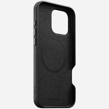 Load image into Gallery viewer, Nomad Traditional Premium Leather Case iPhone 16 Pro 6.3 - Black