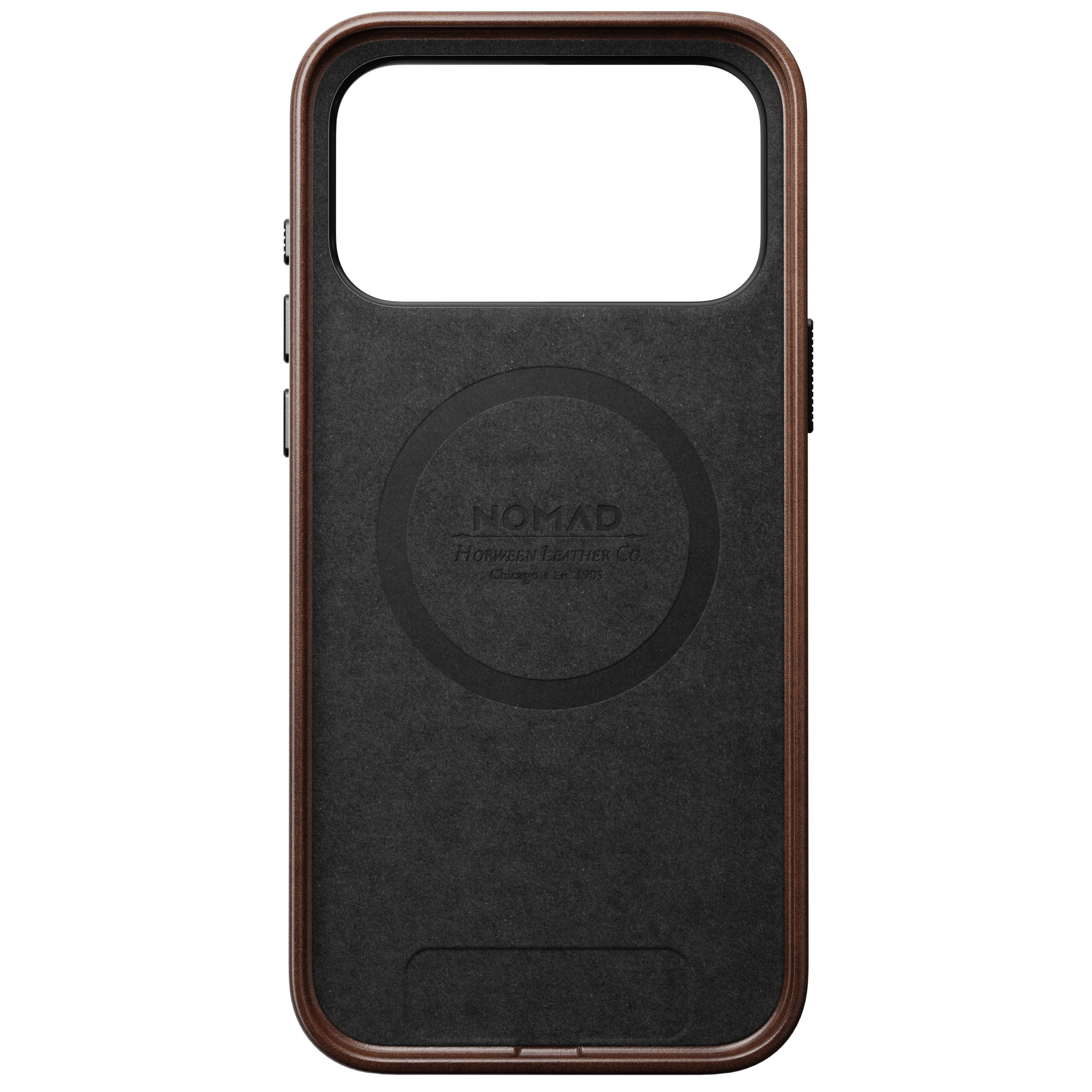 Traditional Horween Leather Case for iPhone 18 Pro Max 6.9 in Rustic Brown Horween - Nomad