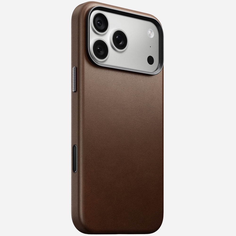 Traditional Leather Case for iPhone 18 Pro Max 6.9 in Brown Ecco - Nomad