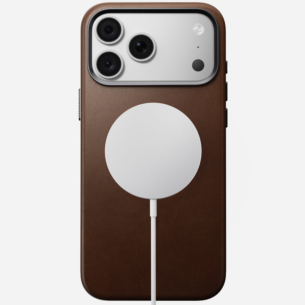 Traditional Leather Case for iPhone 18 Pro Max 6.9 in Brown Ecco - Nomad