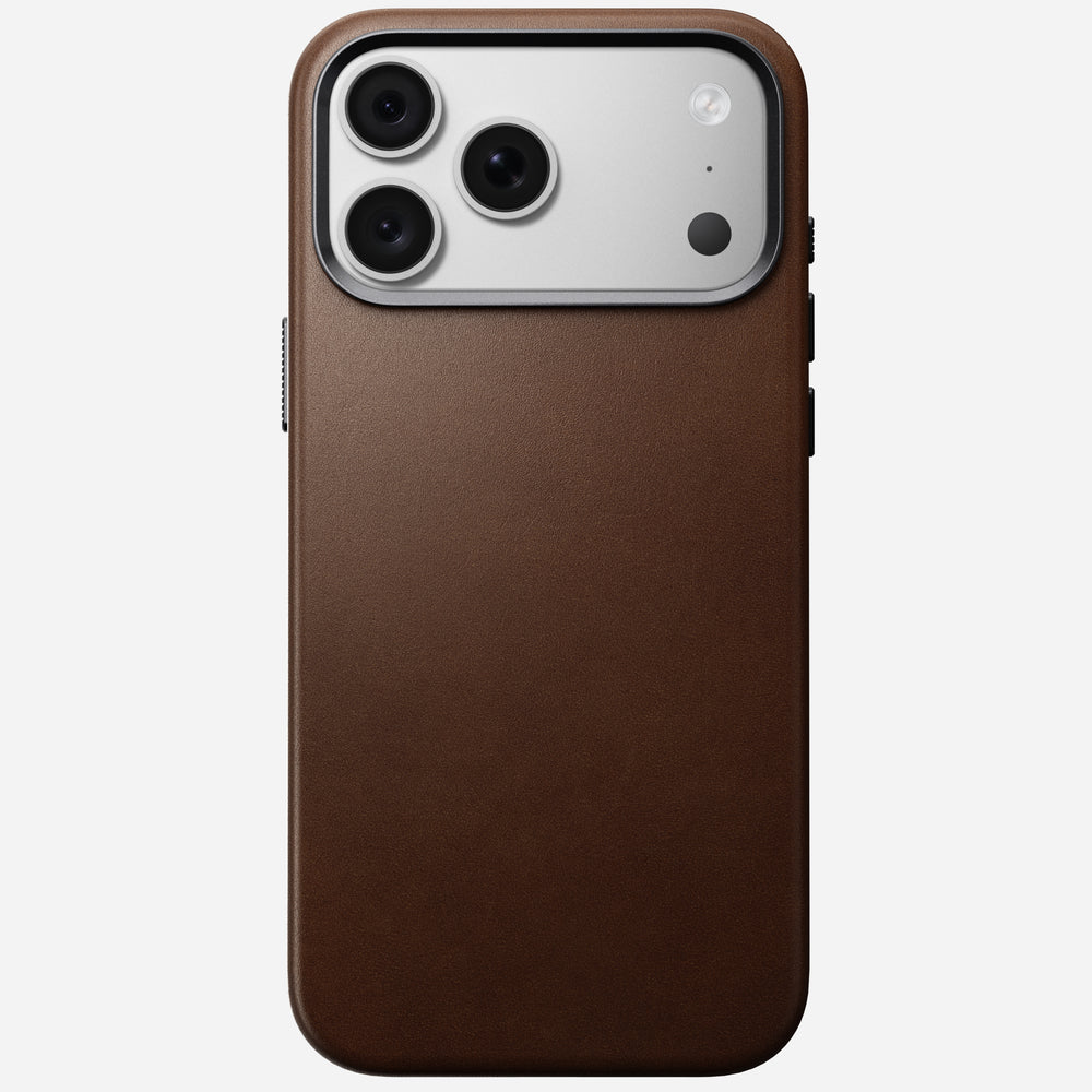 Traditional Leather Case for iPhone 18 Pro Max 6.9 in Brown Ecco - Nomad