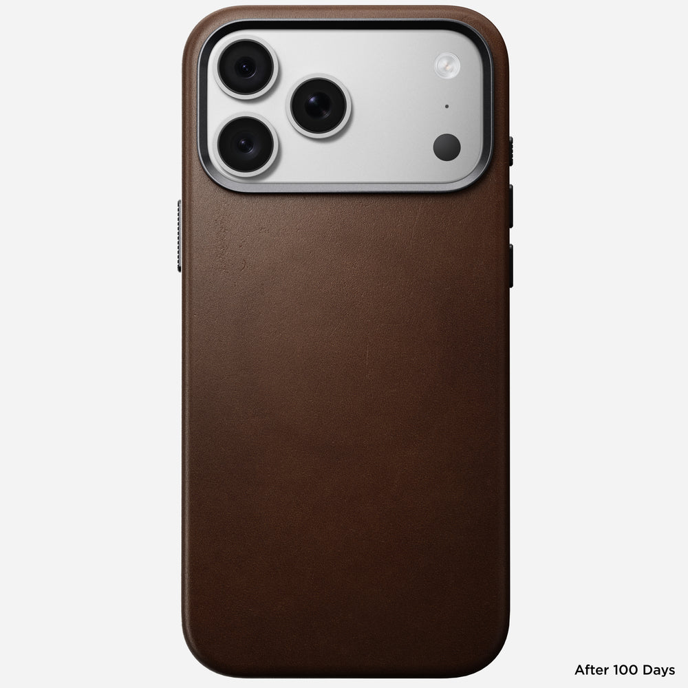 Traditional Leather Case for iPhone 18 Pro Max 6.9 in Brown Ecco - Nomad