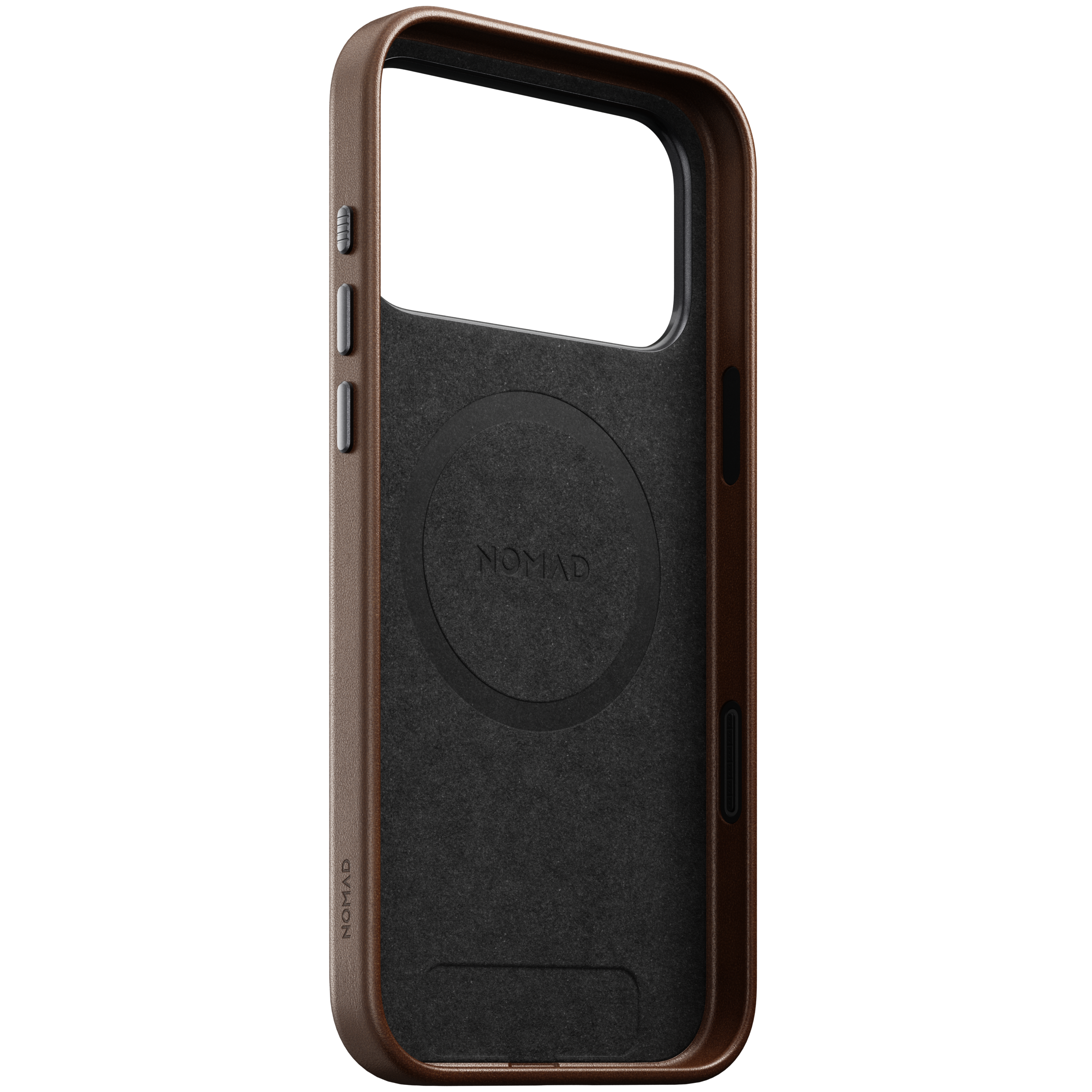 Traditional Leather Case for iPhone 18 Pro Max 6.9 in Brown Ecco - Nomad