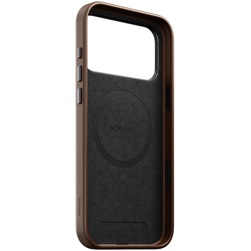 Traditional Leather Case for iPhone 18 Pro Max 6.9 in Brown Ecco - Nomad
