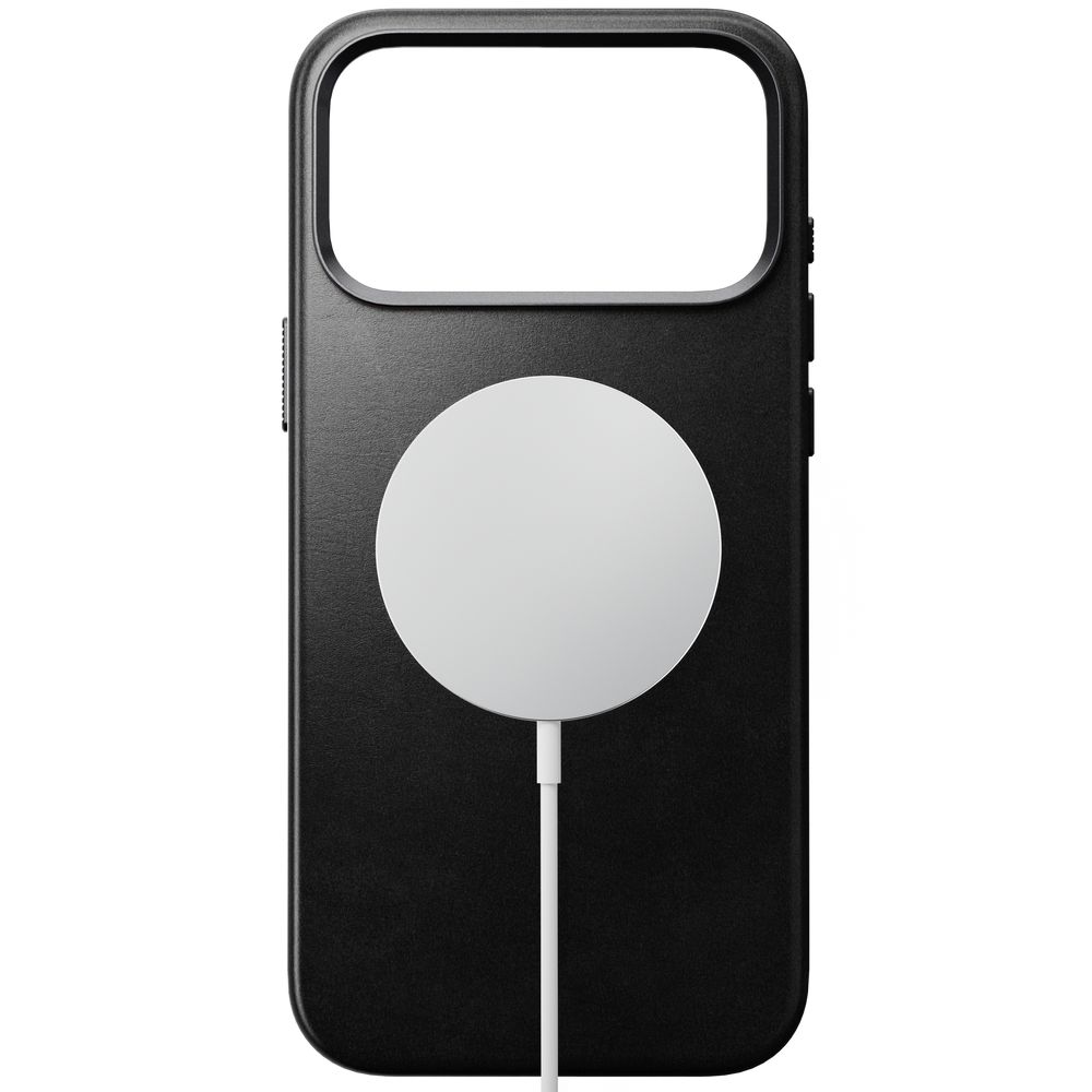 Traditional Horween Leather Case for iPhone 18 Pro Max 6.9 in Black Horween - Nomad