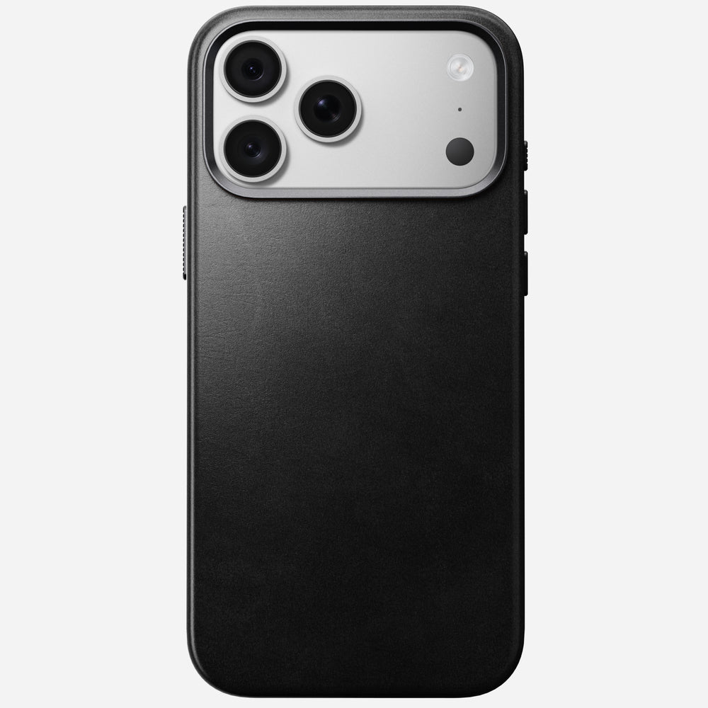 Traditional Horween Leather Case for iPhone 18 Pro Max 6.9 in Black Horween - Nomad