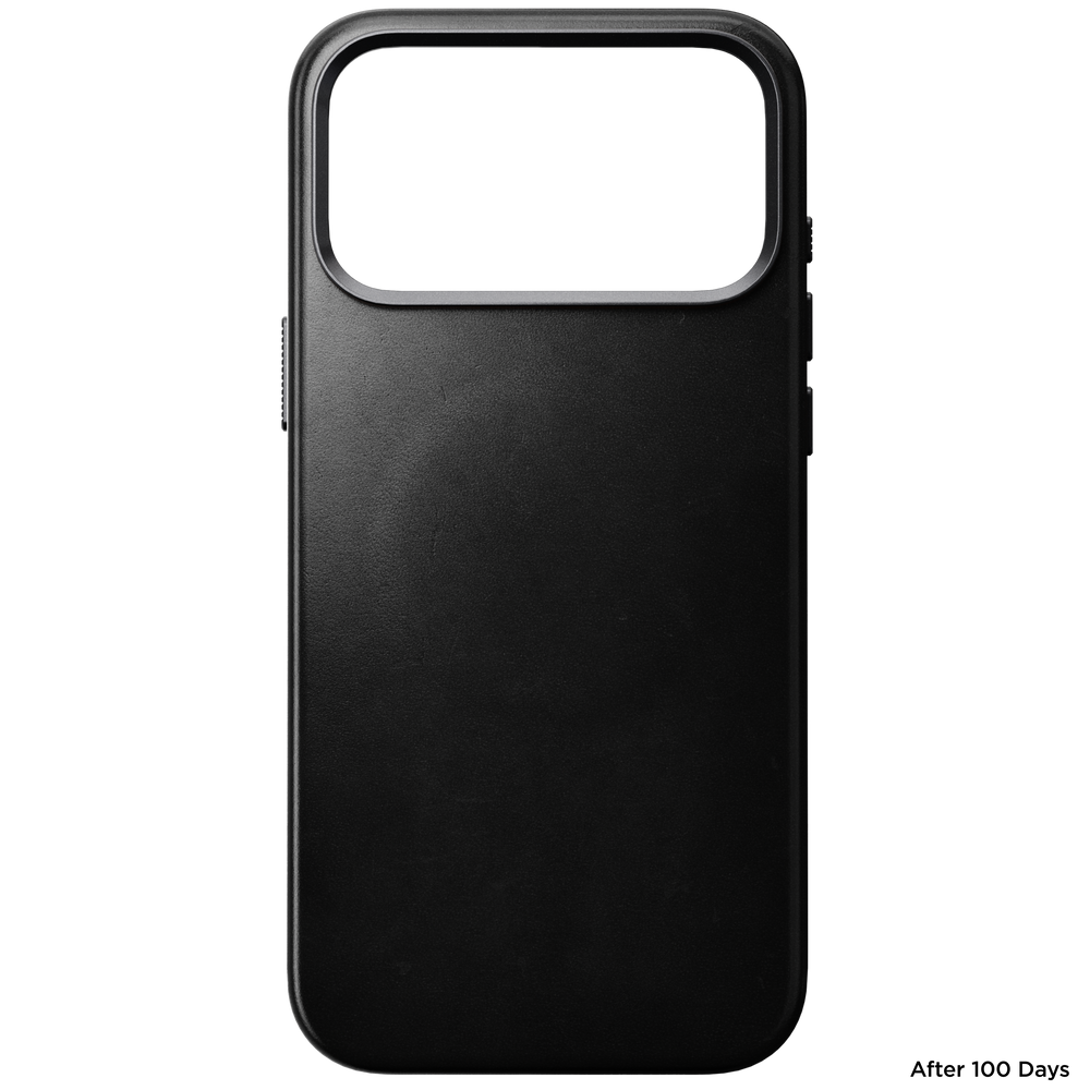 Traditional Horween Leather Case for iPhone 18 Pro Max 6.9 in Black Horween - Nomad