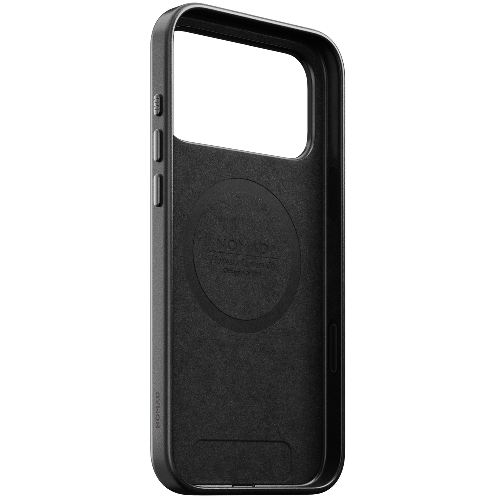 Traditional Horween Leather Case for iPhone 18 Pro Max 6.9 in Black Horween - Nomad