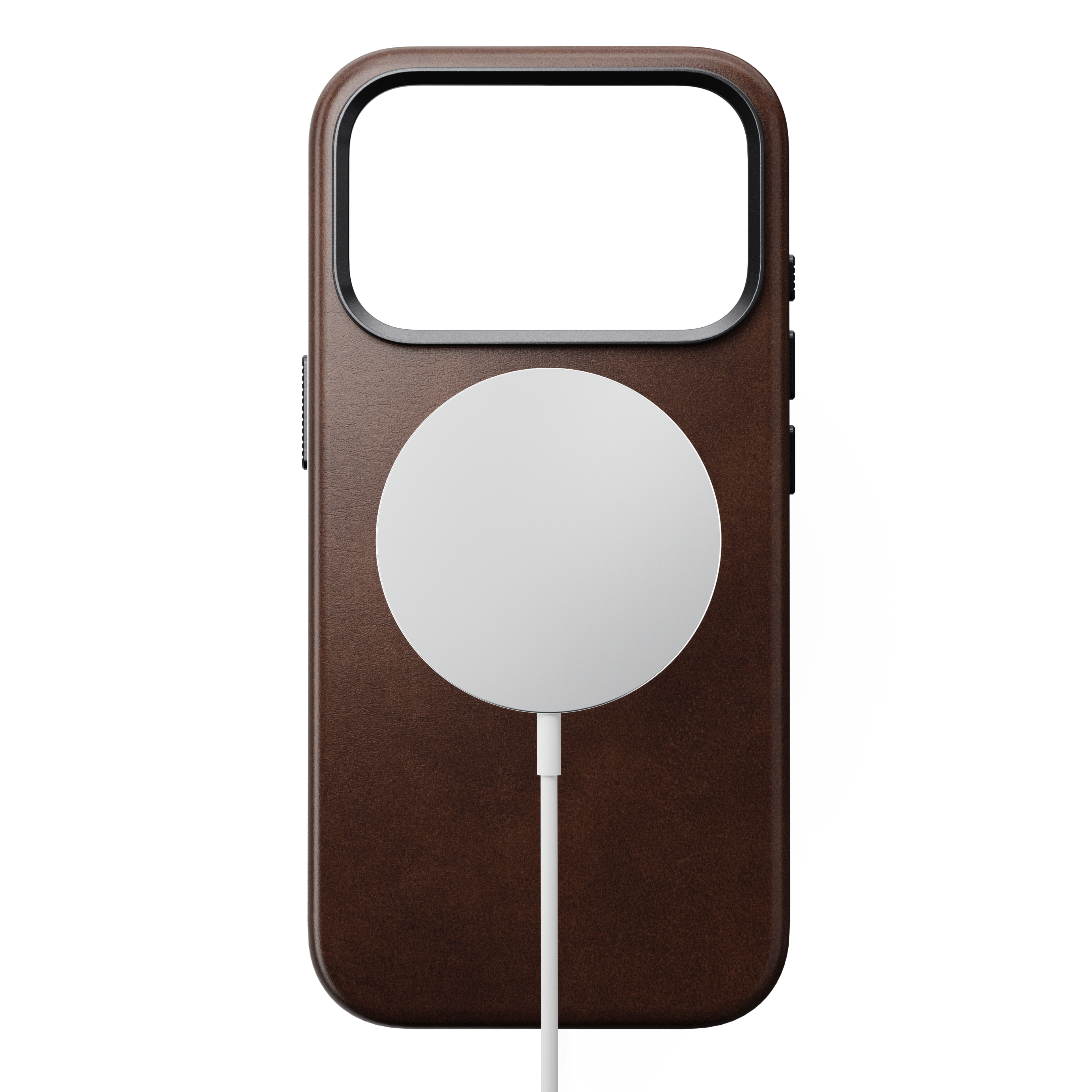 Traditional Horween Leather Case for iPhone 18 Pro 6.3 in Rustic Brown Horween - Nomad