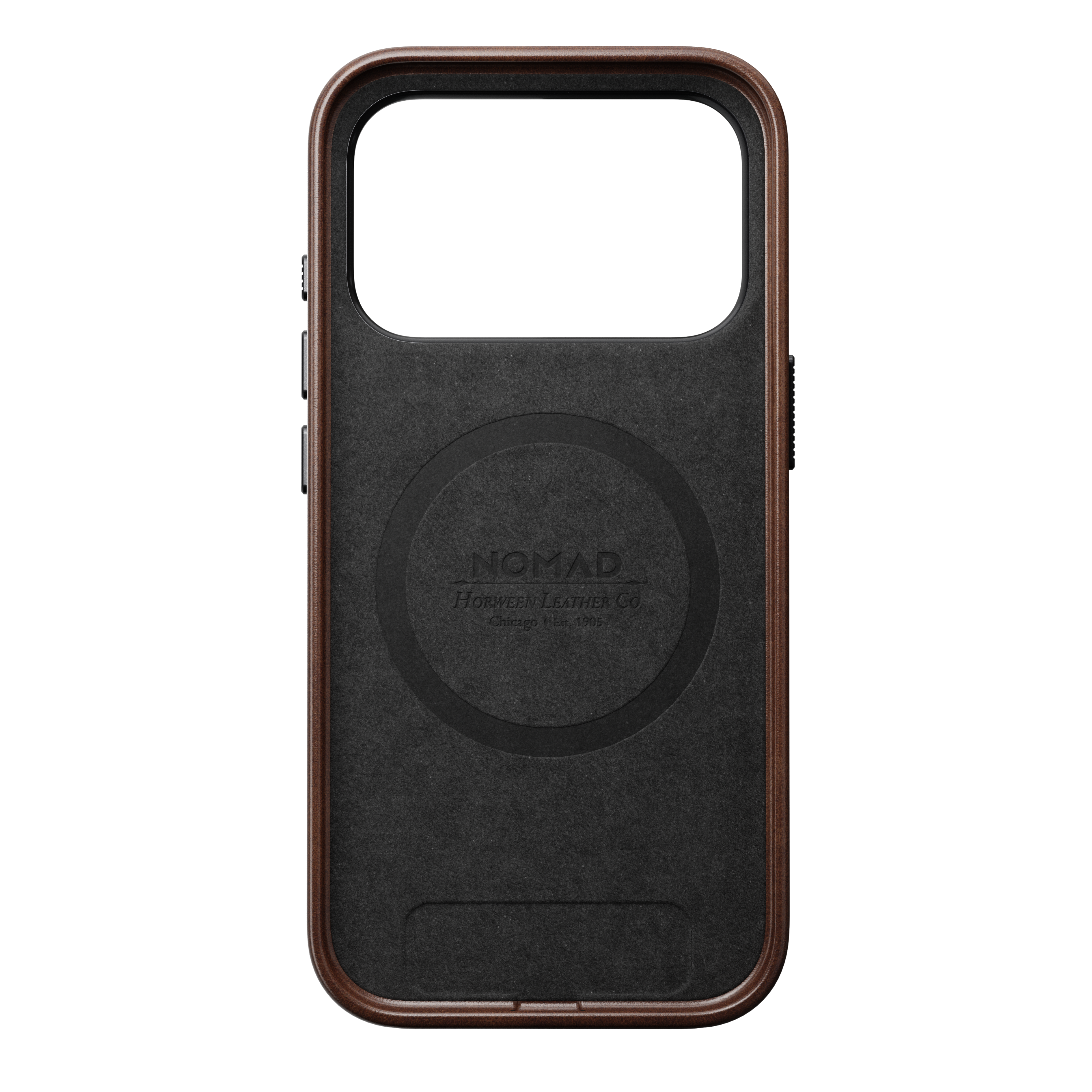 Traditional Horween Leather Case for iPhone 18 Pro 6.3 in Rustic Brown Horween - Nomad