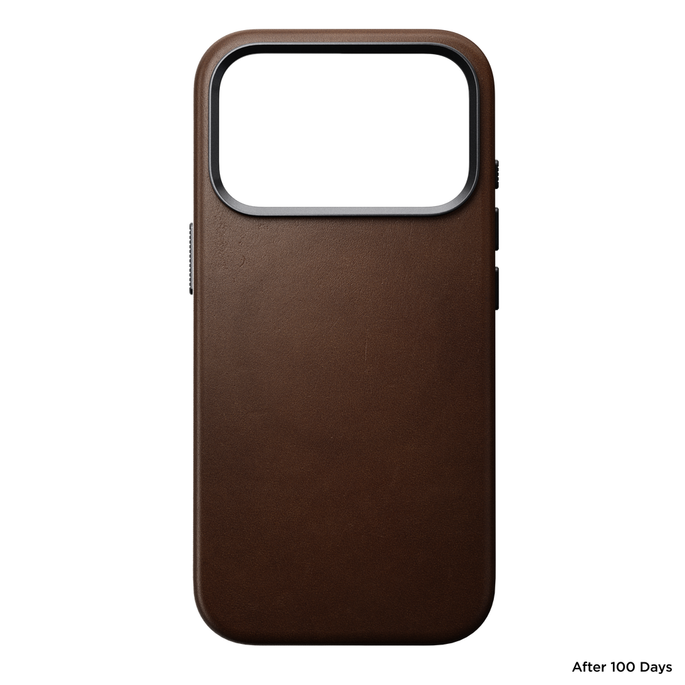 Traditional Leather Case for iPhone 18 Pro 6.3 in Brown Ecco - Nomad
