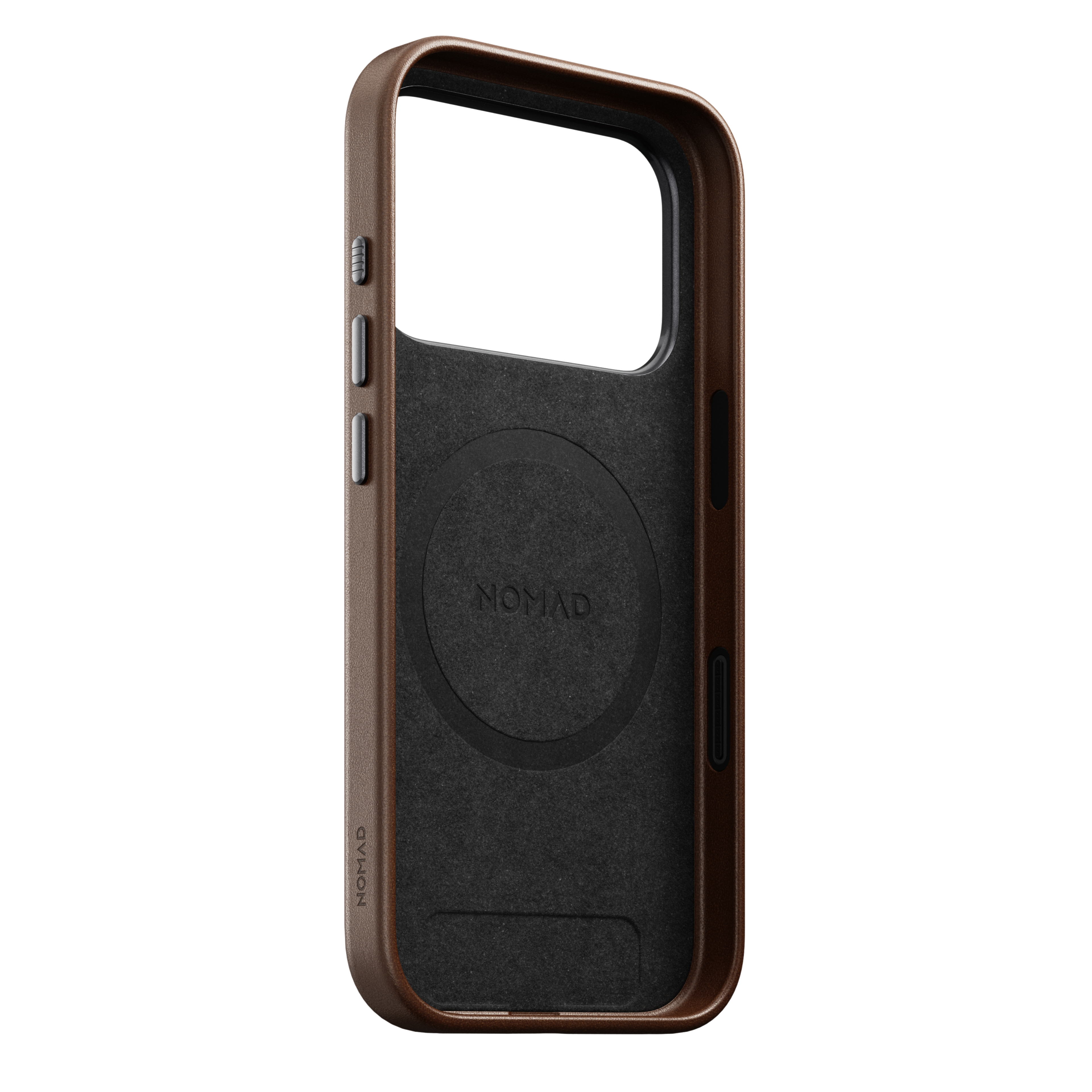 Traditional Leather Case for iPhone 18 Pro 6.3 in Brown Ecco - Nomad