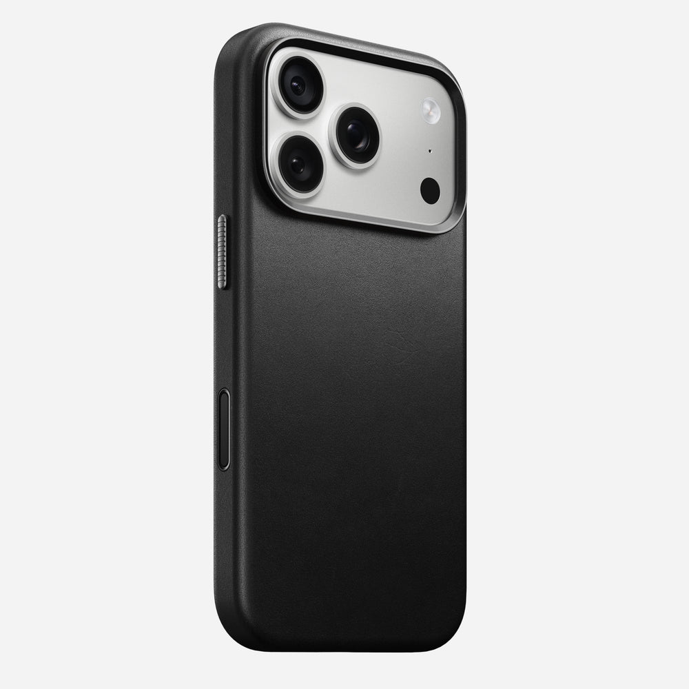 Traditional Leather Case for iPhone 18 Pro 6.3 in Black Ecco - Nomad