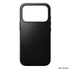 Traditional Horween Leather Case for iPhone 18 Pro 6.3 in Black Horween - Nomad