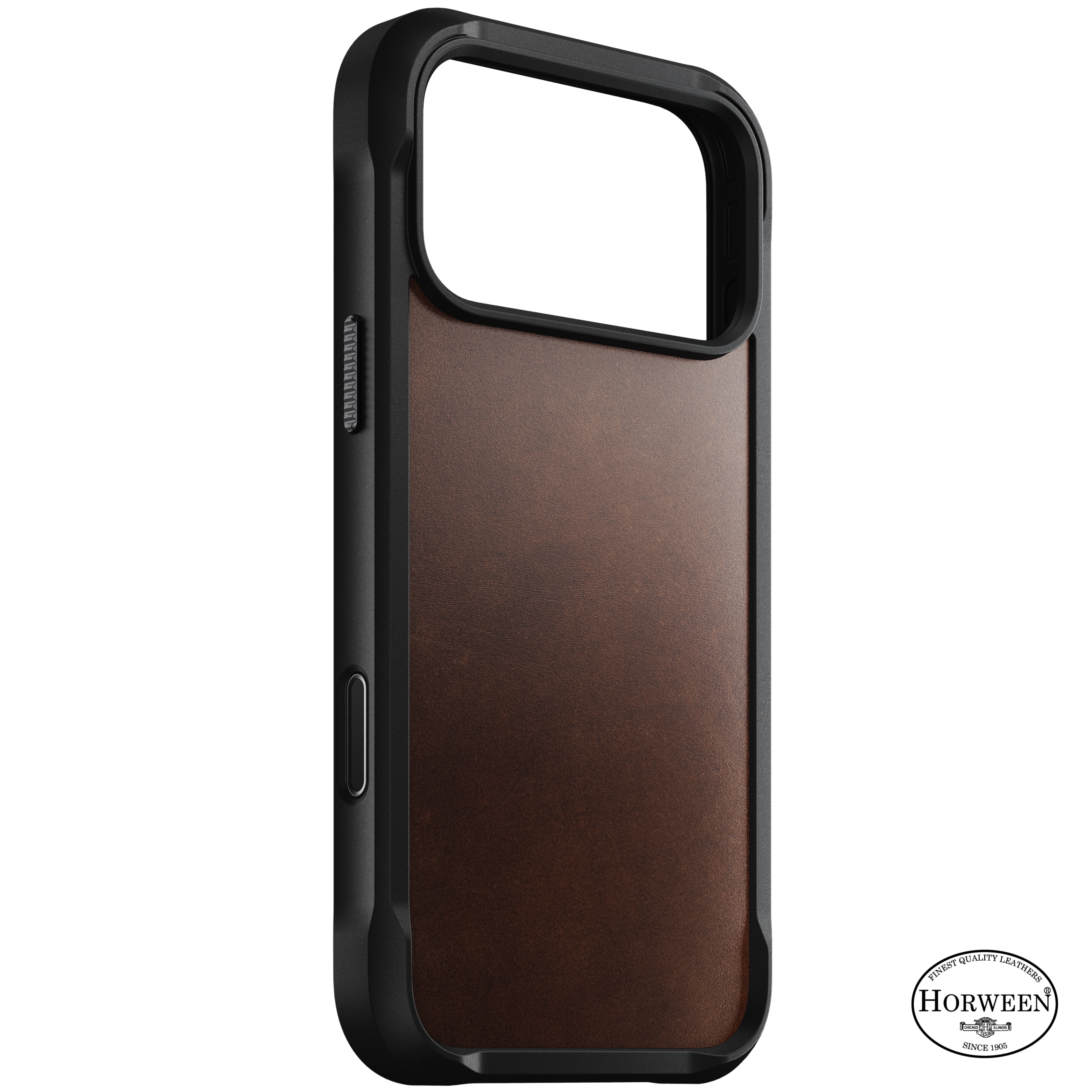 Rugged Horween Leather Case for iPhone 18 Pro Max 6.9 in Rustic Brown Horween - Nomad