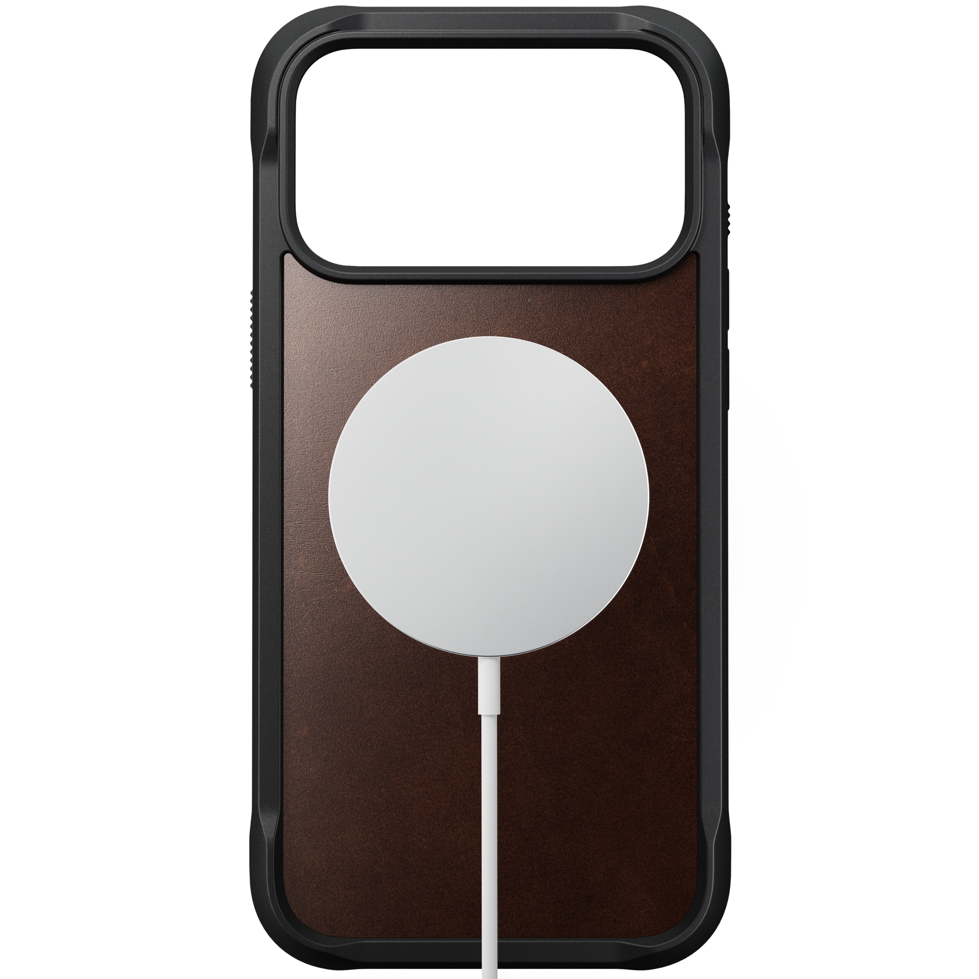 Rugged Horween Leather Case for iPhone 18 Pro Max 6.9 in Rustic Brown Horween - Nomad
