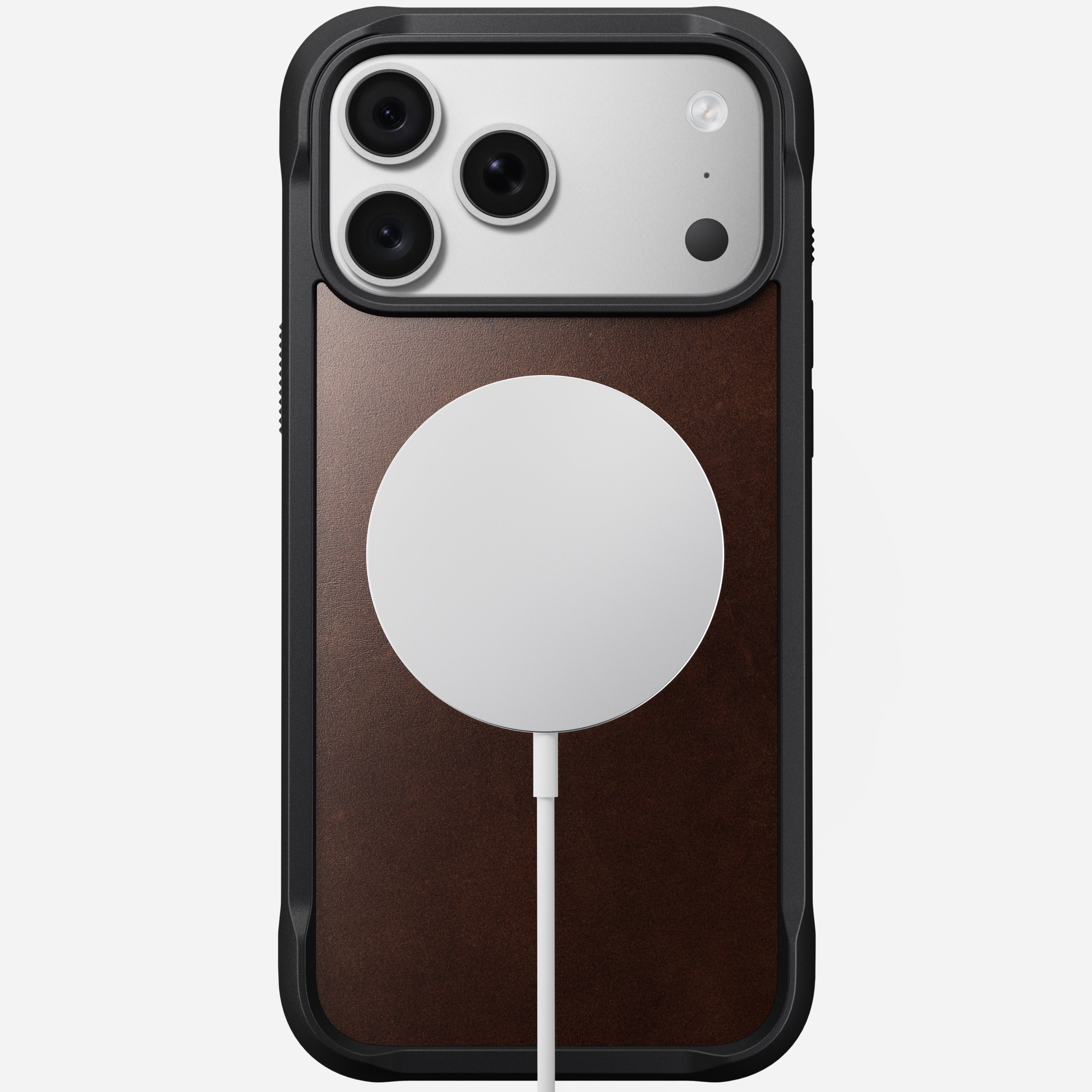 Rugged Horween Leather Case for iPhone 18 Pro Max 6.9 in Rustic Brown Horween - Nomad