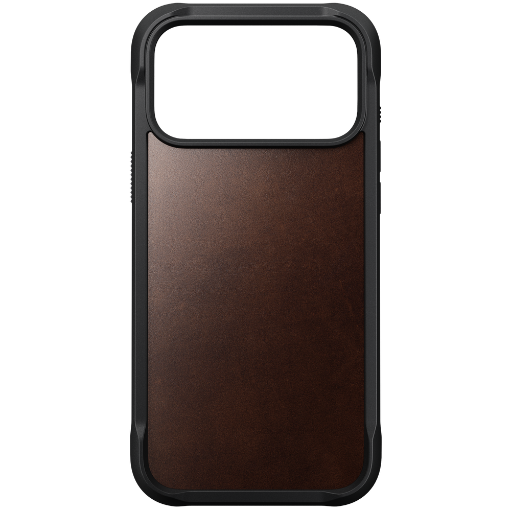 Rugged Horween Leather Case for iPhone 18 Pro Max 6.9 in Rustic Brown Horween - Nomad