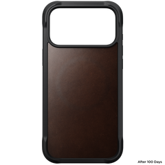 Rugged Horween Leather Case for iPhone 18 Pro Max 6.9 in Rustic Brown Horween - Nomad