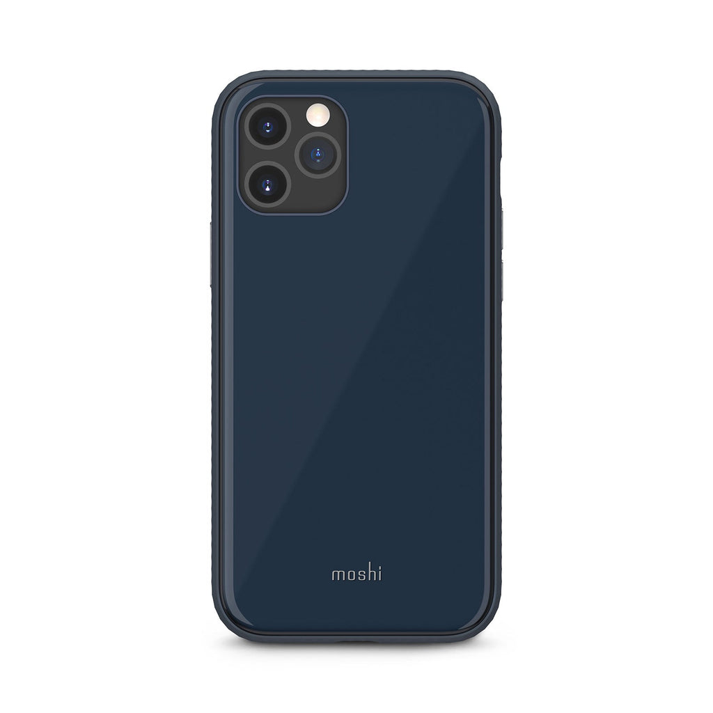 Moshi iGlaze Slim Hardshell Case For iPhone 12 / 12 Pro - Slate Blue - Mac Addict