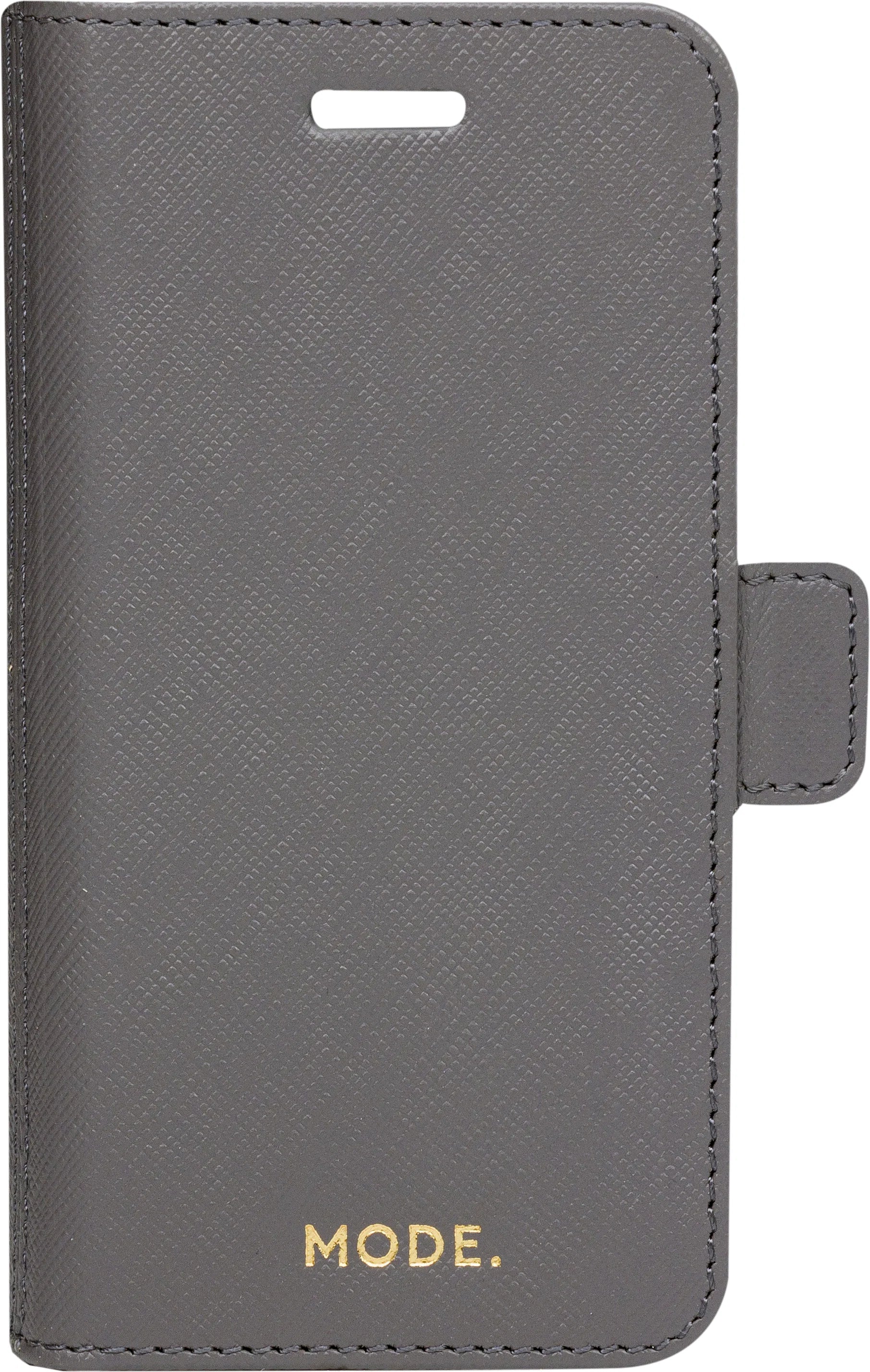 Dbramante1928 New York Leather Folio Case iPhone 8 / 7 / 6 Shadow Grey - BONUS Screen Protector