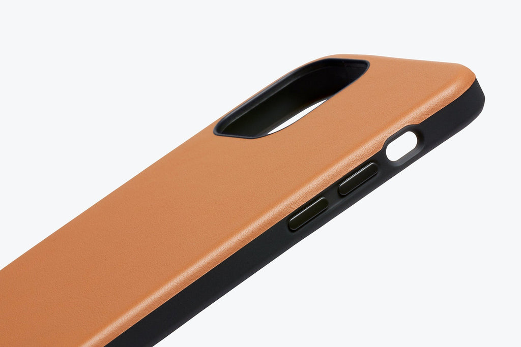Bellroy Slim Genuine Leather Case For iPhone iPhone 12 Pro Max - TOFFEE - Mac Addict